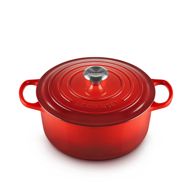 Le Creuset 5.3L Round French Oven Stainless Steel Knob - Britannia Kitchen & Home