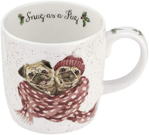 Wrendale "Snug as a Pug" 14oz Mug