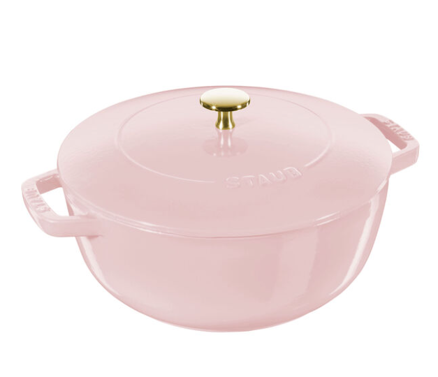 Staub Cast Iron French Oven - 4.9L Sorbet Rose