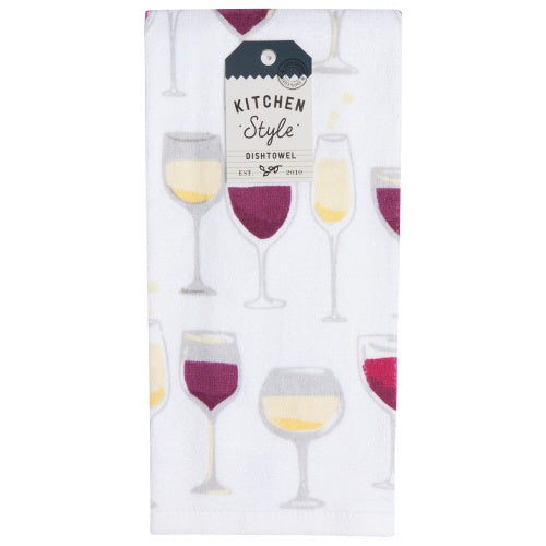 Velour Teatowel - Vintage Wine