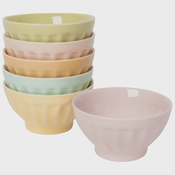 Flora Sundae Bar Bowls S/6