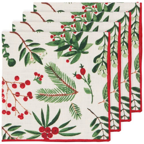 Now Designs Napkins - Set/4 Winterberry