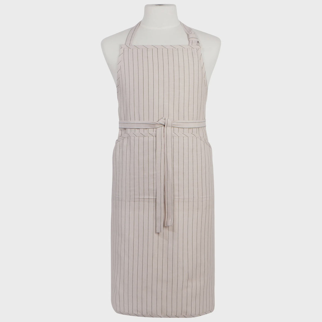 Danica Heirloom Linen/Cotton Apron - Maison Stripe