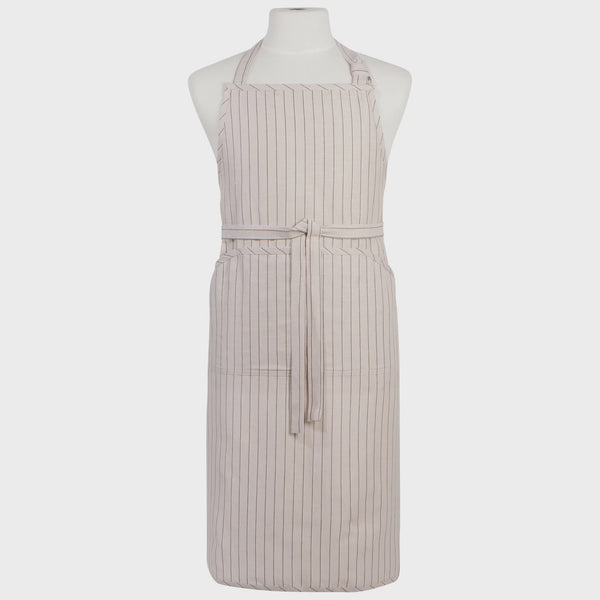 Danica Heirloom Linen/Cotton Apron - Maison Stripe