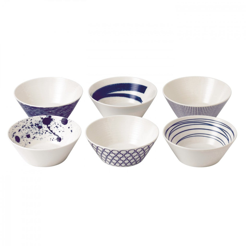 Pacific Bowl 6.2" Mixed Pattern S/6