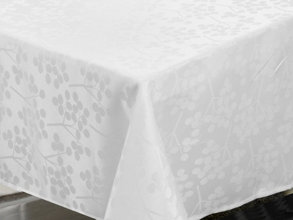 White Blossom Tablecloth 60x120