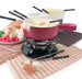 Lugano 9pc Cast Iron Fondue Set