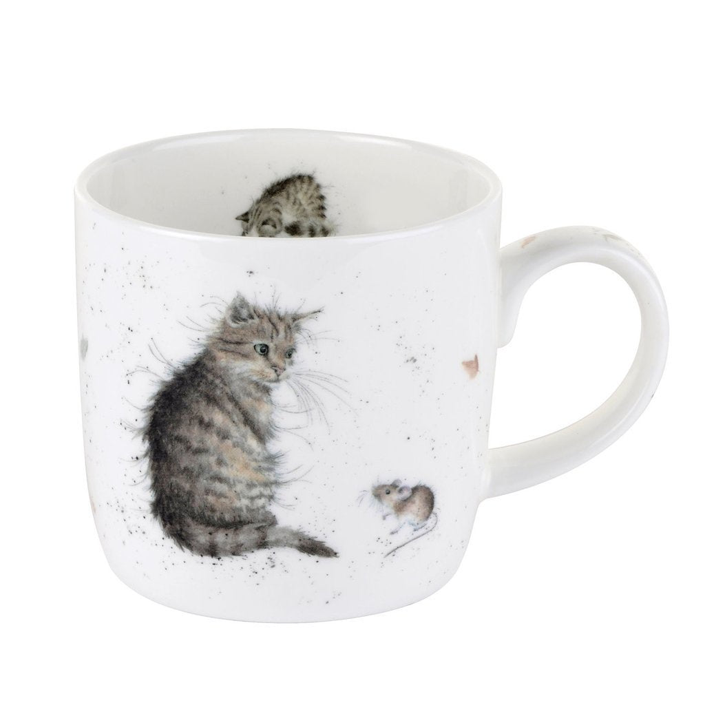 Mug 11oz, Cat and Mouse - Wrendale - Britannia Kitchen & Home Calgary