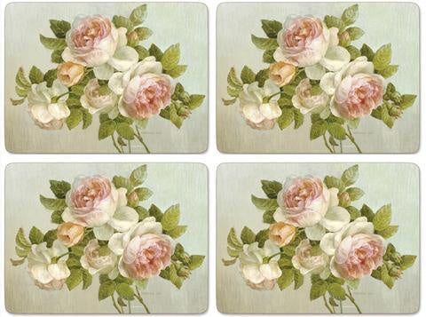 Pimpernel Antique Roses 16x12 Mats s/4 - Britannia Kitchen & Home Calgary