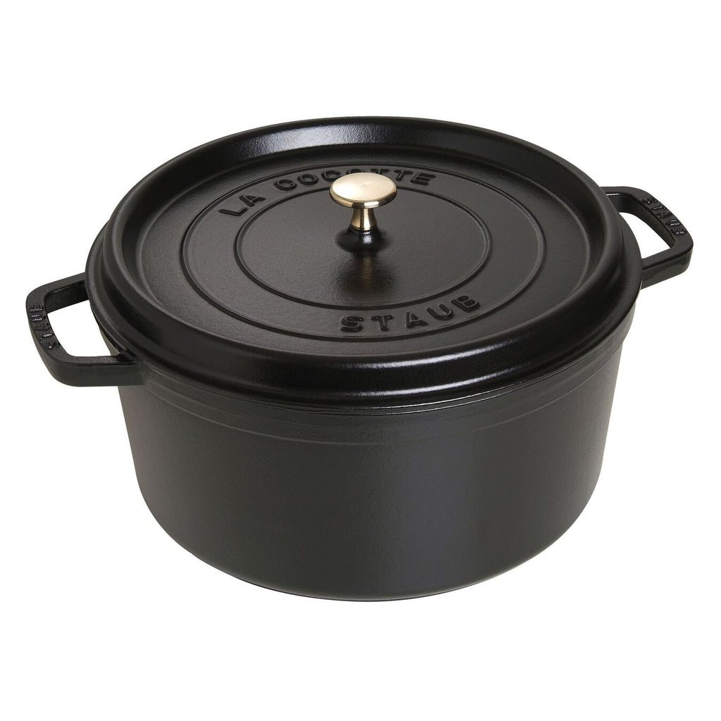 6.7L Staub Round Cast Iron Cocotte