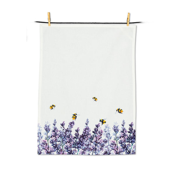 Lavender & Bees Tea Towel