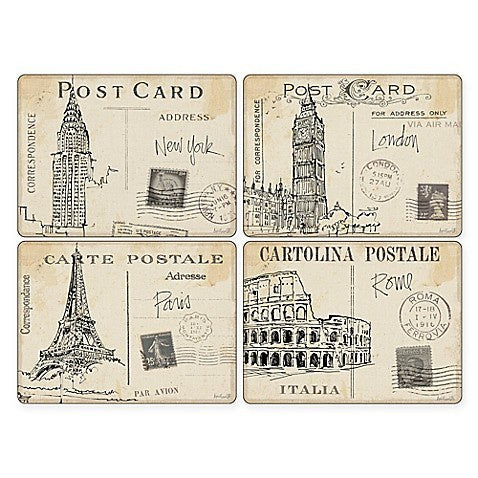Pimpernel - Postcard Sketches 16x12" s/4 Mats - Britannia Kitchen & Home Calgary