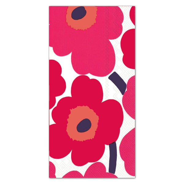 Marimekko Unikko Red Guest Napkin