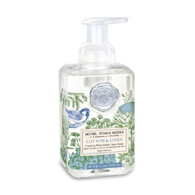 Michel Design Works Foaming Hand Soap - Cotton & Linen - Britannia Kitchen & Home
