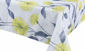 Dandy Yellow Stain Resistant Tablecloth
