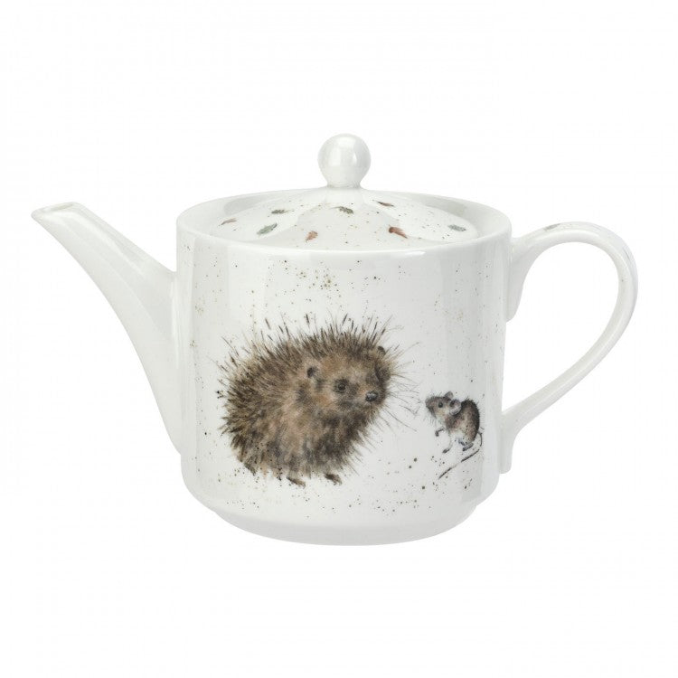 1pt Wrendale Teapot Hedgehog & Mouse