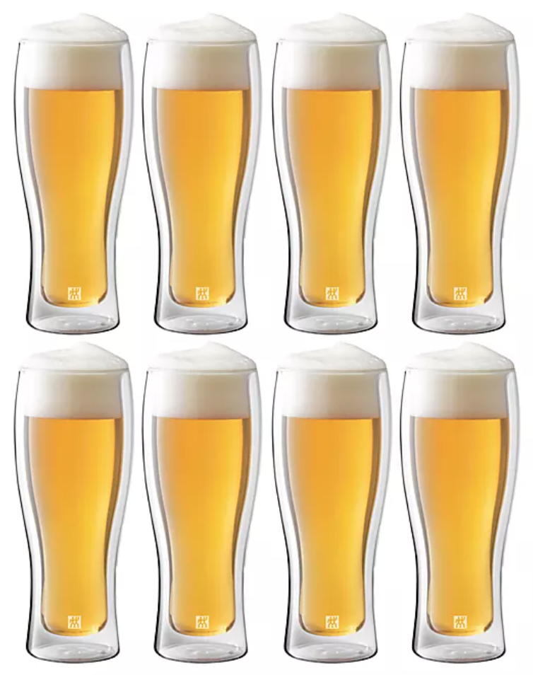 Sorrento Double Walled Beer Glass  8 Pack - Promo