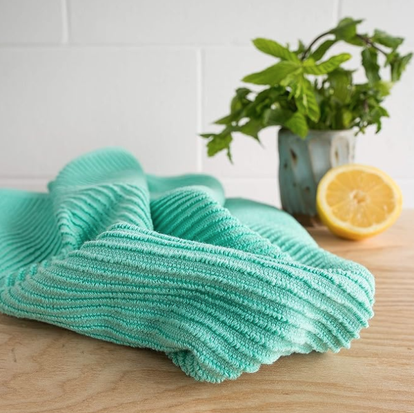 Ripple Dish Towel - Clearance Lucite Green