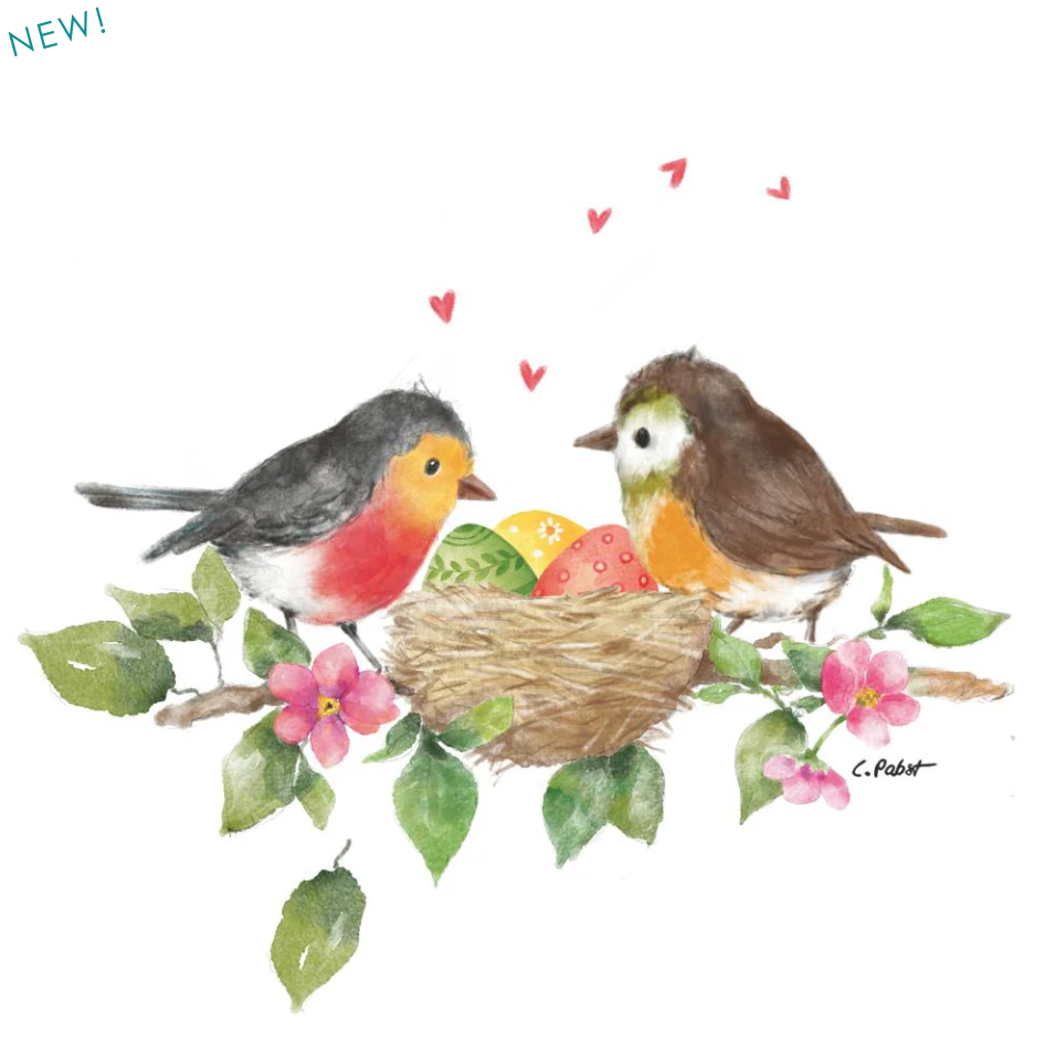 Bird's Nest Luncheon Napkin
