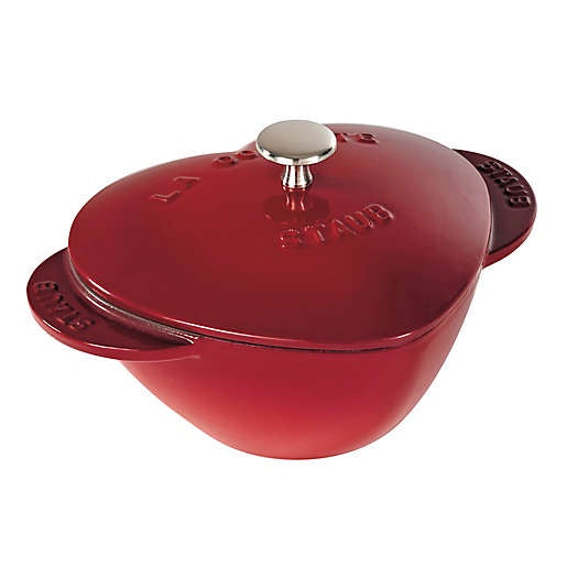 Staub Cast Iron Heart Cocotte - 1.75L
