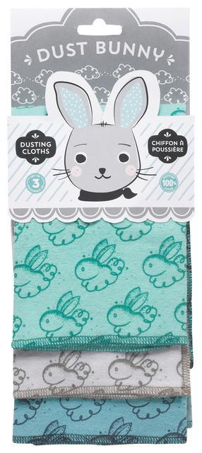 Dust Bunny Flannel Cloths S/3 - Britannia Kitchen & Home Calgary