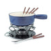 Lugano 9pc Cast Iron Fondue Set