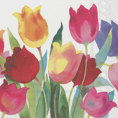 Powerful Tulips Lumcheon Napkin