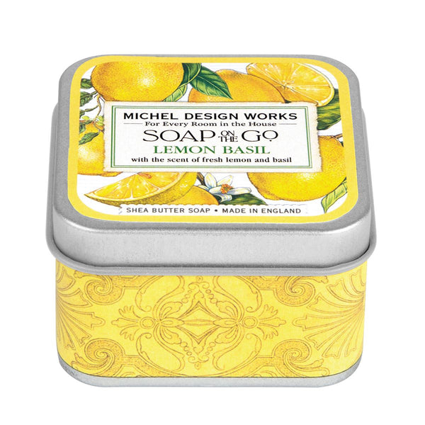 Lemon Basil Soap on the Go