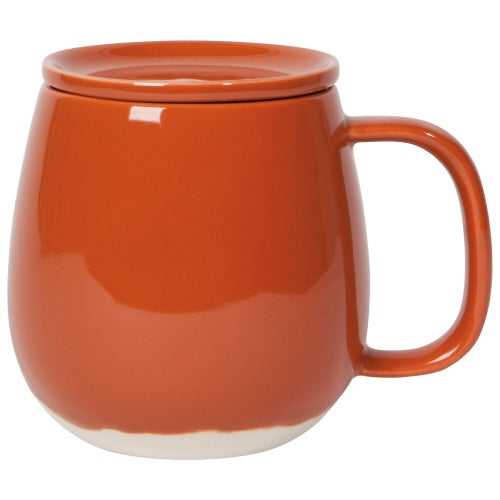 Tint Mug with Lid - Terracotta