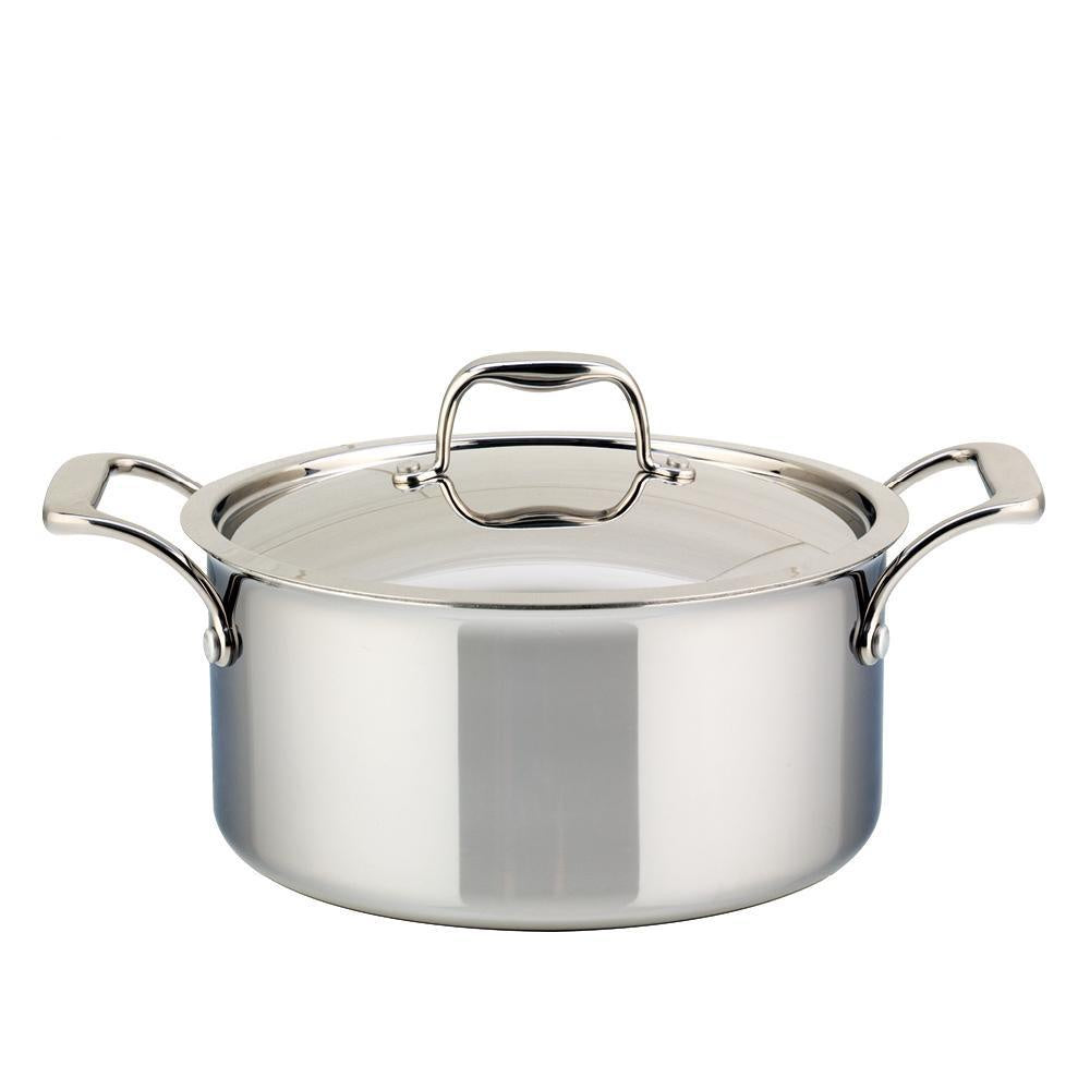 Meyer SuperSteel Tri-Ply Clad Stainless Steel 5L Dutch Oven - Britannia Kitchen & Home