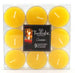 Clear Cup Colored Tea Lights - 9 pcs - Britannia Kitchen & Home Calgary